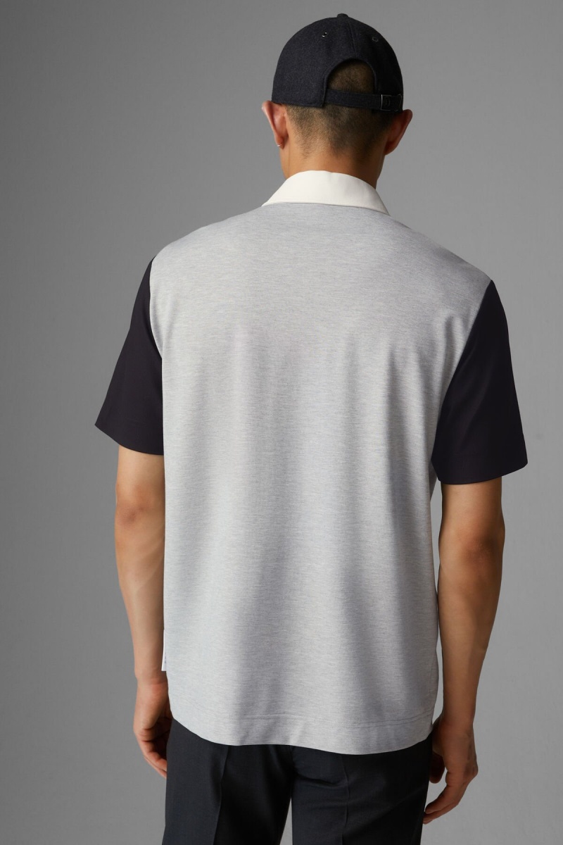 BOGNER Tristan Polo Shirt Schwarz Hell | HAQRL-2864