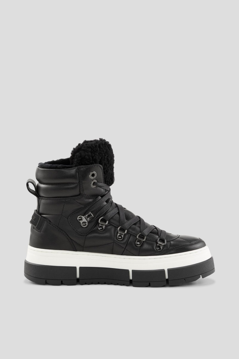 BOGNER Vaduz High-top Sneakers With Spikes Schwarz | DZJHS-1508