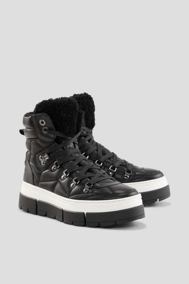 BOGNER Vaduz High-top Sneakers With Spikes Schwarz | DZJHS-1508
