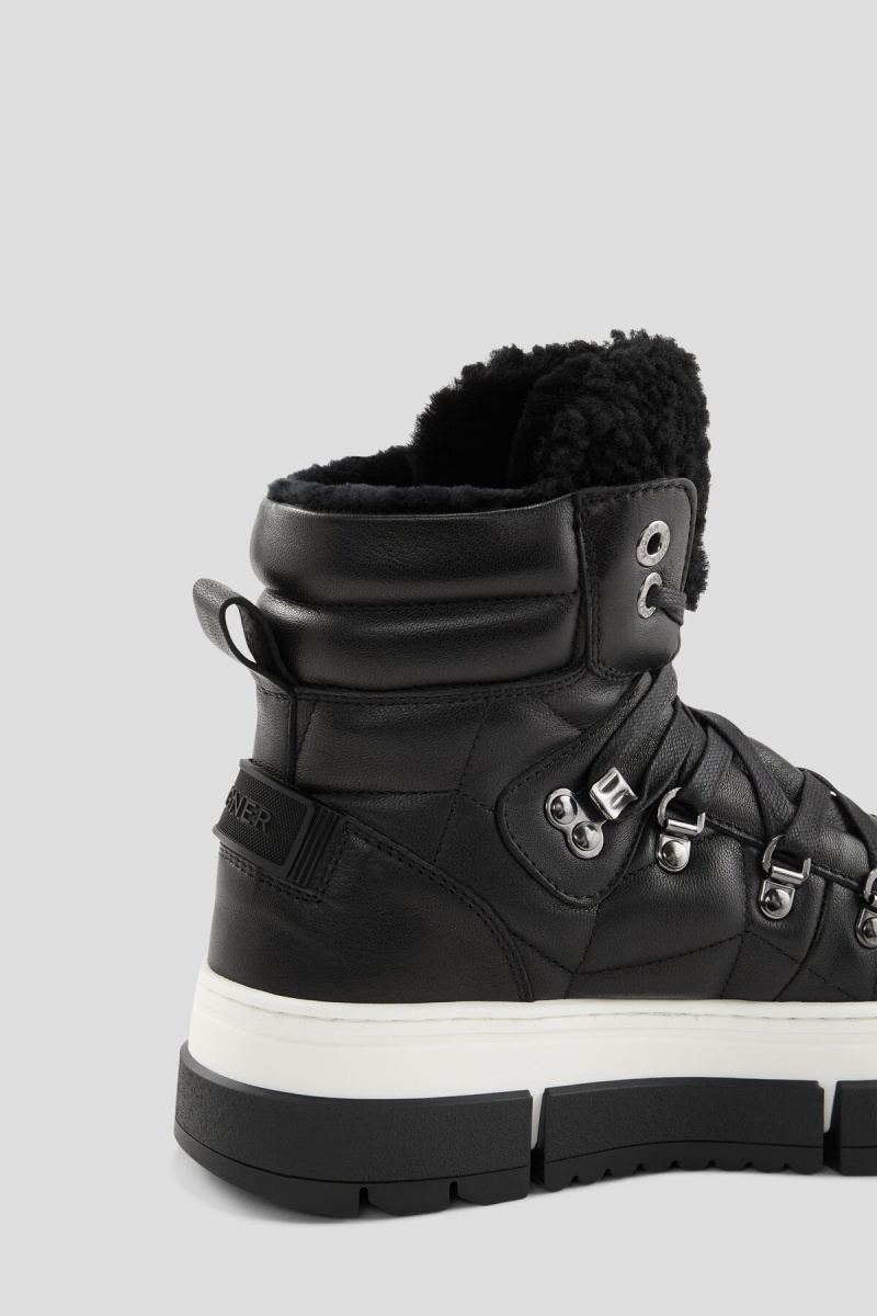 BOGNER Vaduz High-top Sneakers With Spikes Schwarz | DZJHS-1508