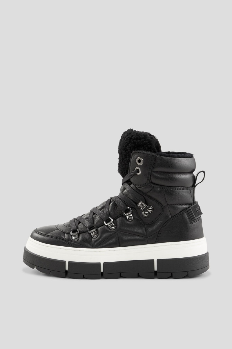BOGNER Vaduz High-top Sneakers With Spikes Schwarz | DZJHS-1508