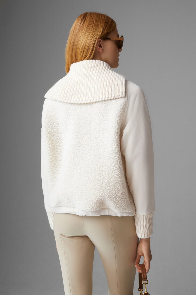 BOGNER Wanda Teddy Sweatshirt Off-white | RAQUP-5376