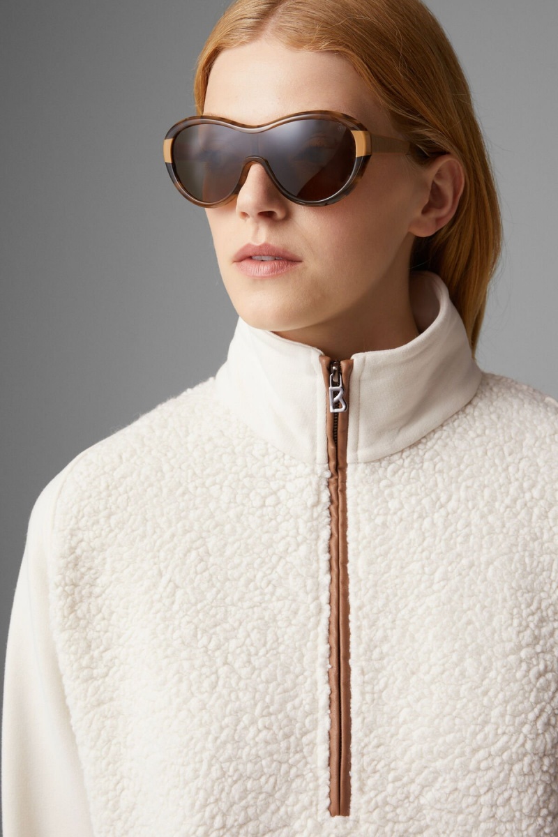 BOGNER Wanda Teddy Sweatshirt Off-white | RAQUP-5376