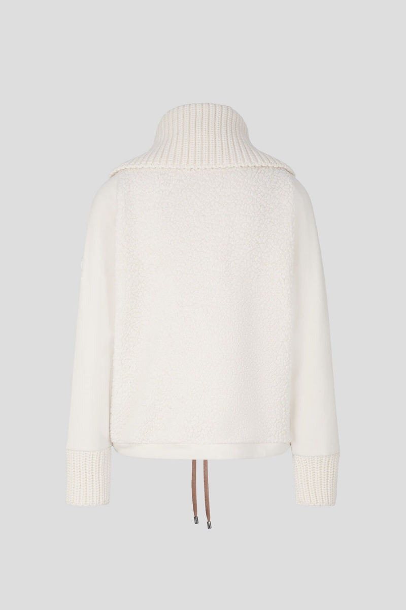 BOGNER Wanda Teddy Sweatshirt Off-white | RAQUP-5376